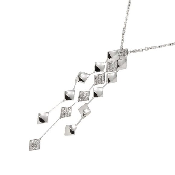 CHANEL Materasse Diamond Necklace 18K White Gold - Picture 1 of 8